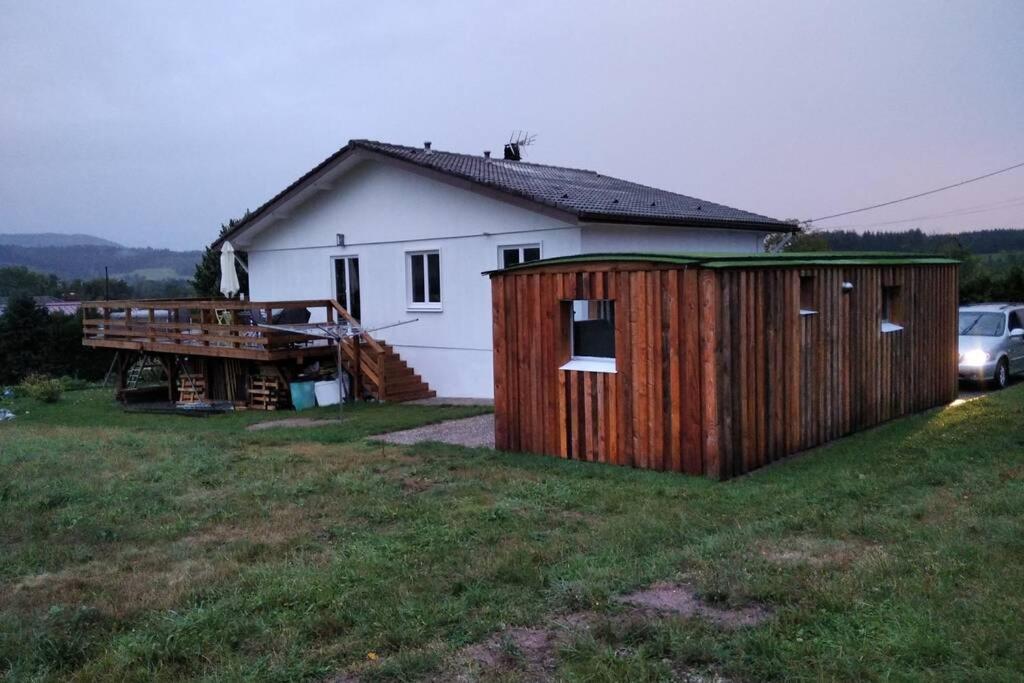 Studio De Jardin Cosy Avec Vue Panoramique Villa Neuvillers-sur-Fave Dış mekan fotoğraf
